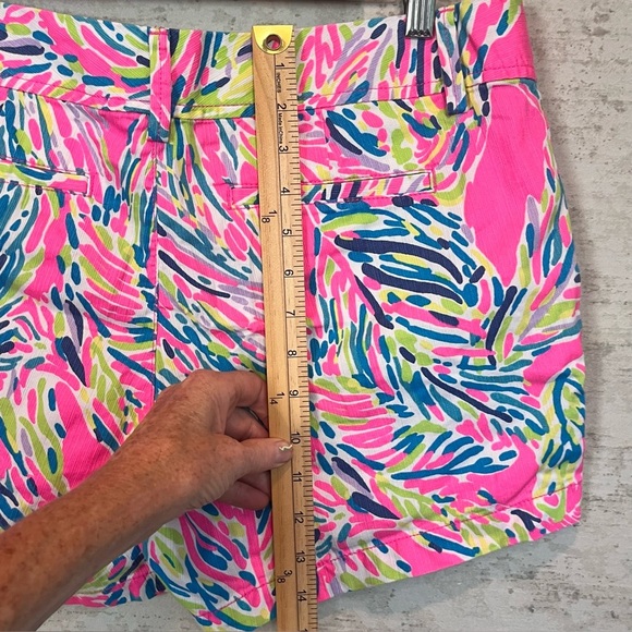 Lilly Pulitzer "Palm Reader" The Callahan Shorts Sz 10 - Picture 8 of 16